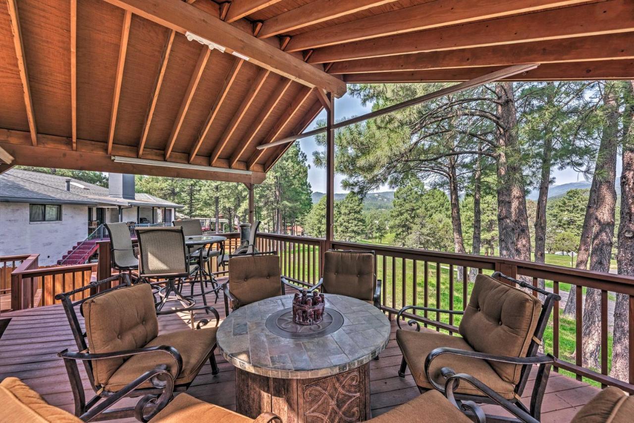 Cozy Ruidoso Cabin With Private Hot Tub And Large Deck Exterior photo
